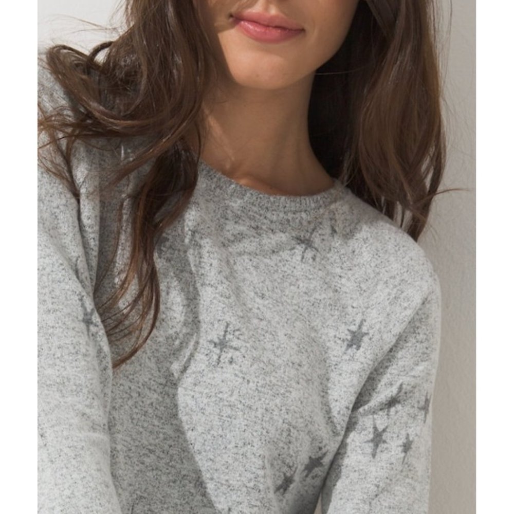 NWT Soma Brushed Cozy Jogger Pajama Lounge Set Grey - Picture 2 of 4